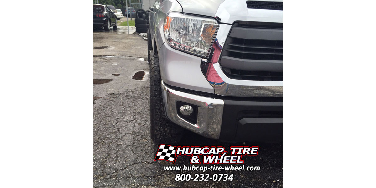 vehicle gallery/toyota tundra fuel krank d517 20X9  Matte Black & Milled wheels and rims