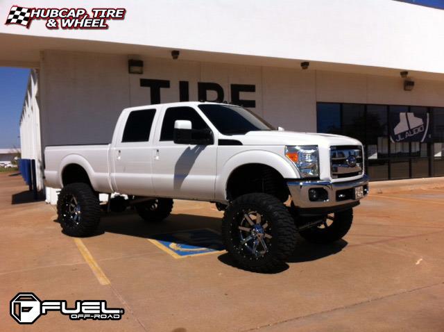 vehicle gallery/ford f 250 fuel maverick d260 0X0 Chrome with Gloss Black Lip wheels and rims