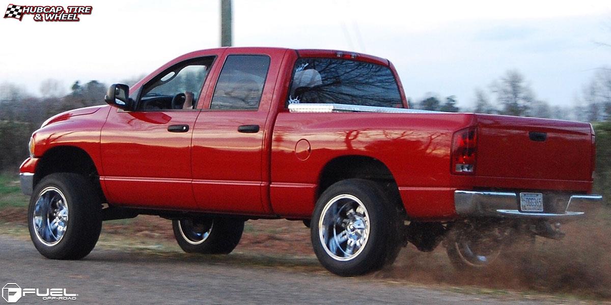 vehicle gallery/dodge ram 1500 fuel hostage d530 20X12  Chrome wheels and rims
