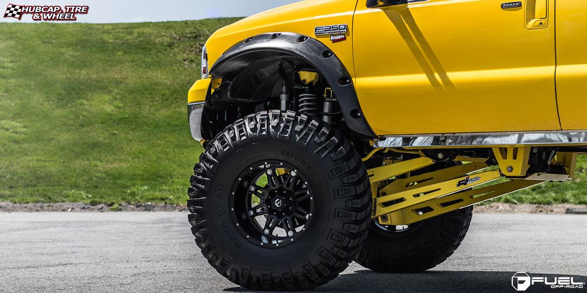 vehicle gallery/ford f 250 fuel hostage d531 20X14  Matte Black wheels and rims
