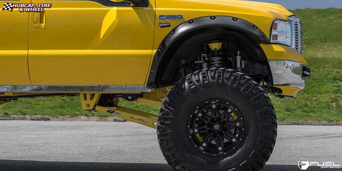 vehicle gallery/ford f 250 fuel hostage d531 20X14  Matte Black wheels and rims