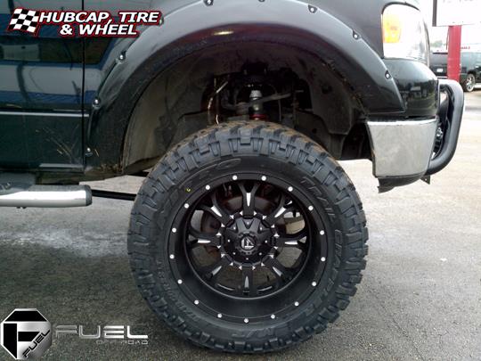 vehicle gallery/ford f 150 fuel krank d517 0X0  Matte Black & Milled wheels and rims