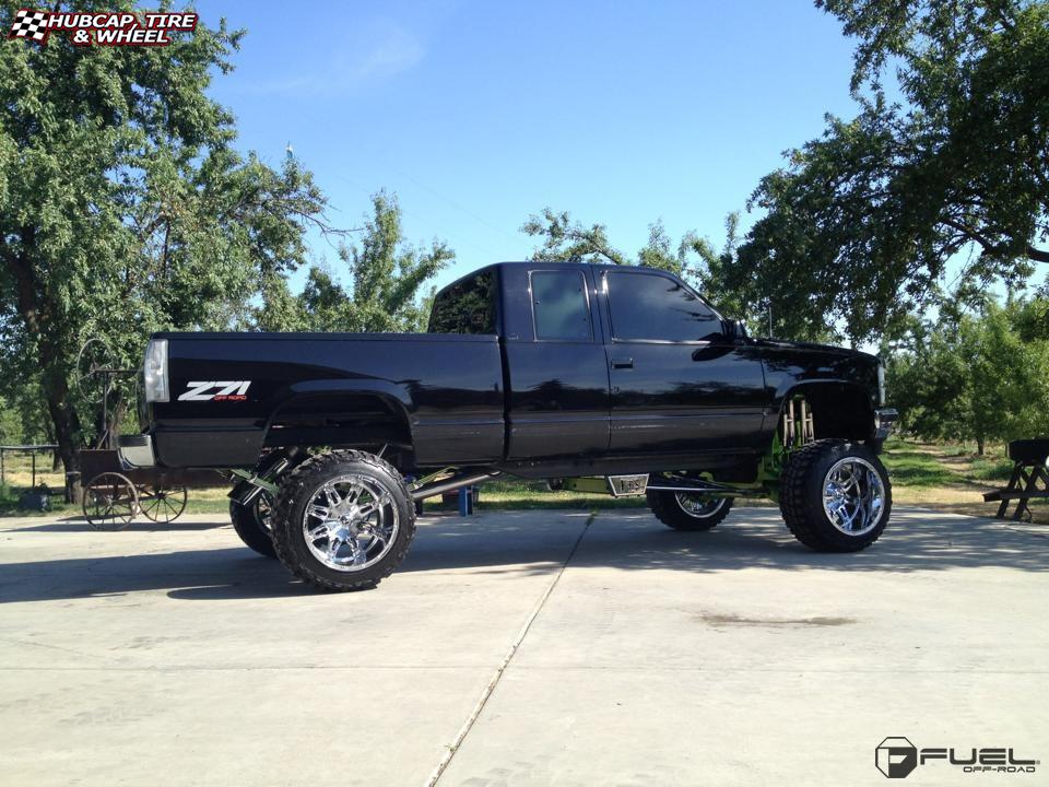 vehicle gallery/chevrolet 1500 fuel hostage d530 20X14  Chrome wheels and rims