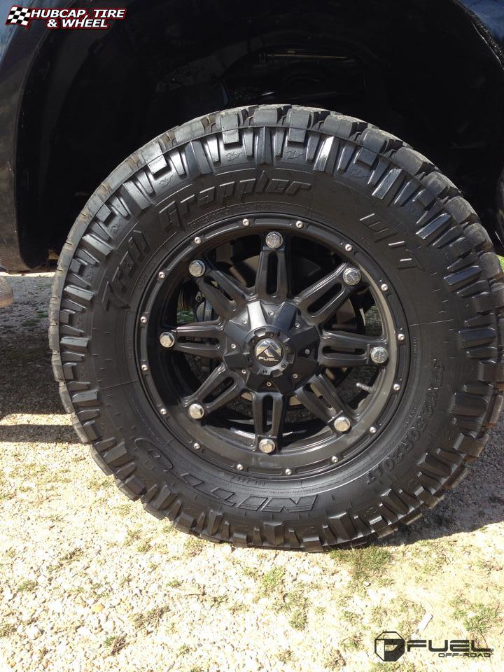 vehicle gallery/toyota tundra fuel hostage d531 20X10 Matte Black wheels and rims