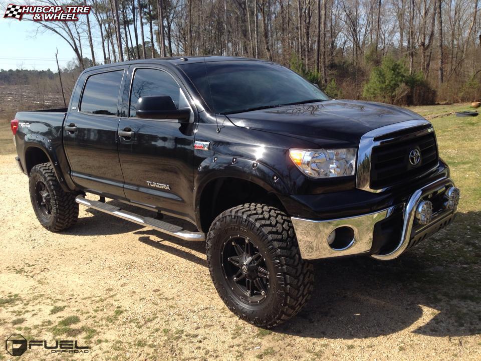 vehicle gallery/toyota tundra fuel hostage d531 20X10 Matte Black wheels and rims