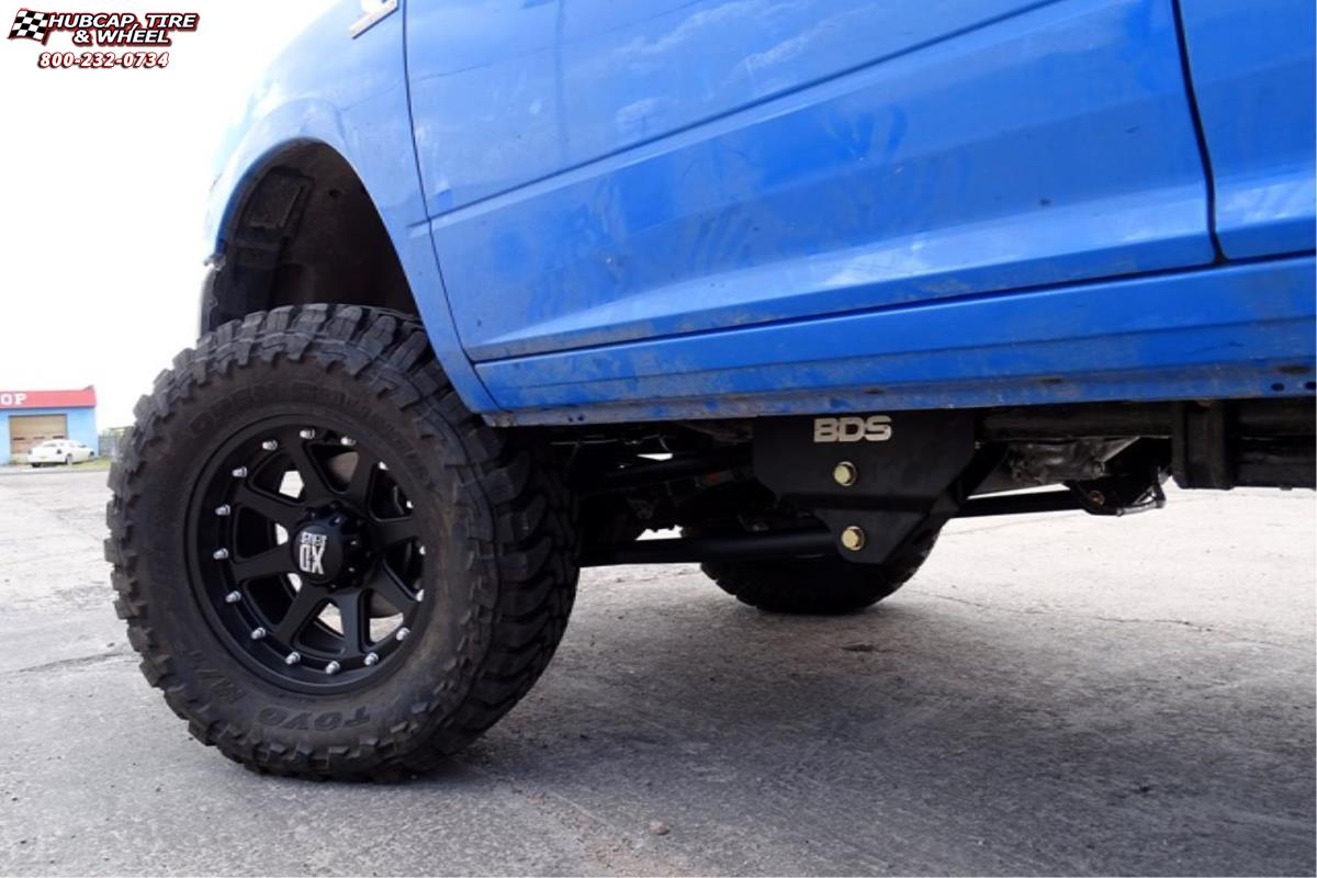 vehicle gallery/ram 2500 xd series xd798 addict  Matte Black wheels and rims