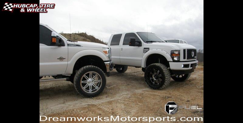 vehicle gallery/ford f 350 fuel hostage d530 0X0  Chrome wheels and rims