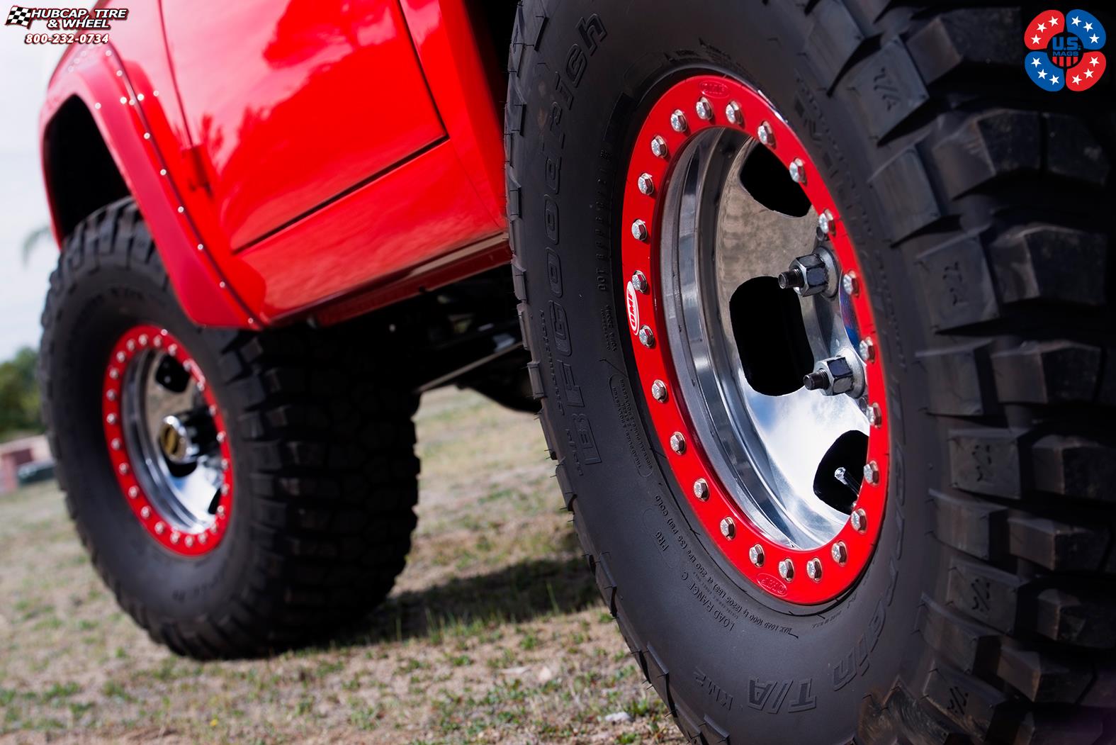 vehicle gallery/ford bronco us mags indy u101 truck 15X8  Polished wheels and rims