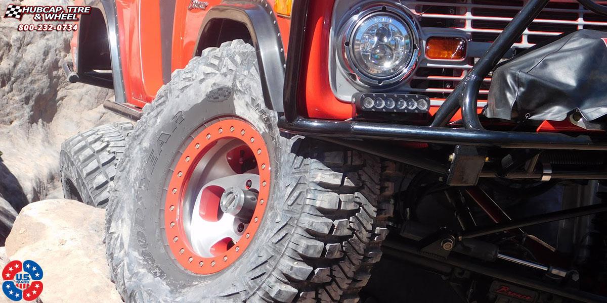 vehicle gallery/ford bronco us mags indy u101 truck 17X9  Brushed wheels and rims