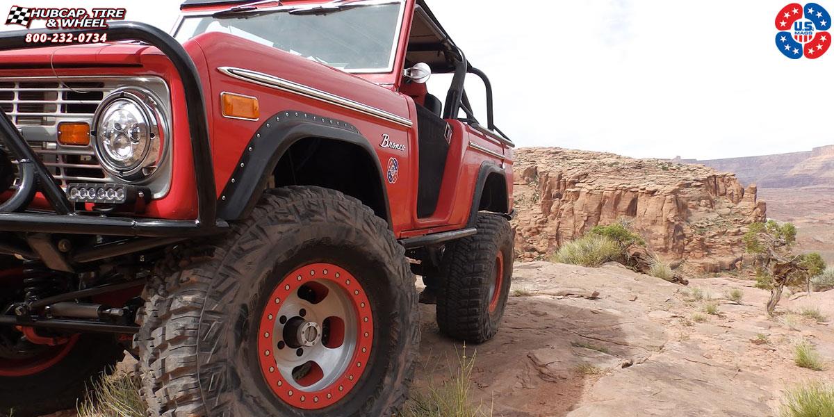 vehicle gallery/ford bronco us mags indy u101 truck 17X9  Brushed wheels and rims
