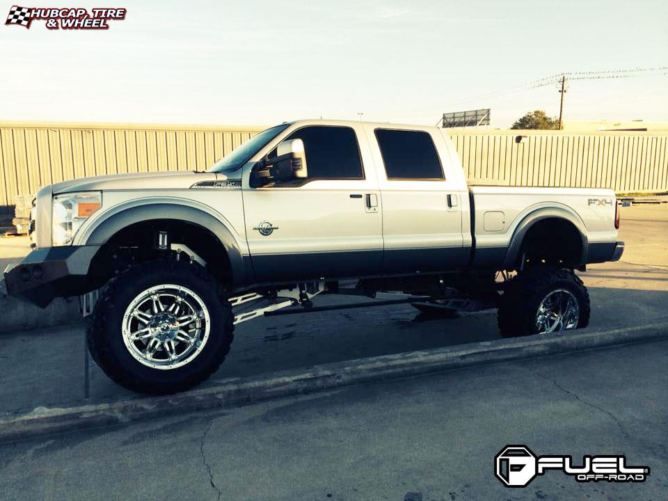 vehicle gallery/ford f 350 fuel hostage d530 22X14 Chrome wheels and rims