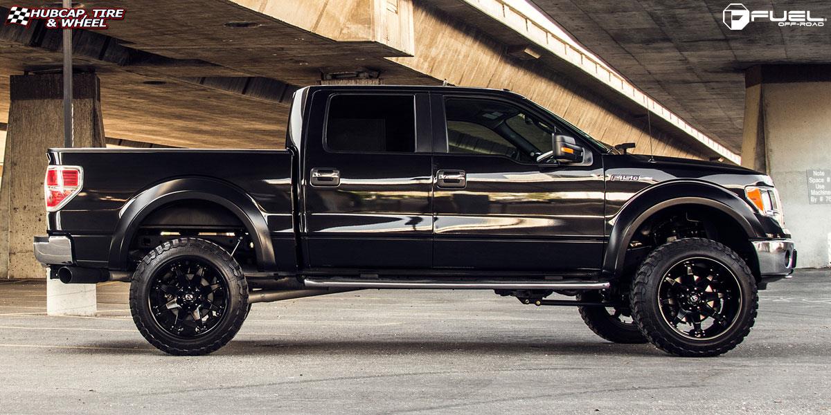 vehicle gallery/ford f 150 fuel octane d509 22X14 Matte Black wheels and rims