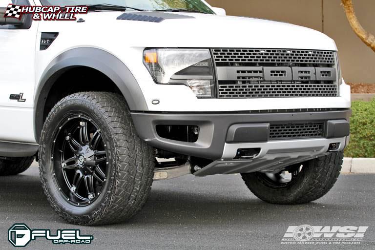 vehicle gallery/ford f 150 fuel hostage d531 0X0  Matte Black wheels and rims