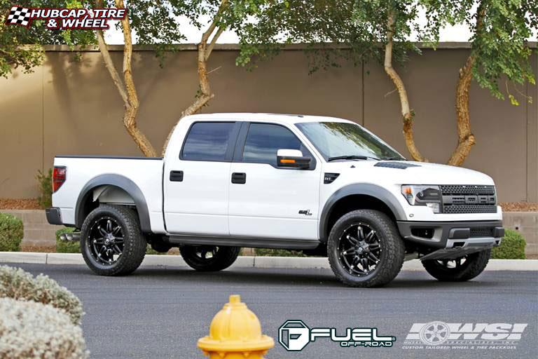 vehicle gallery/ford f 150 fuel hostage d531 0X0  Matte Black wheels and rims