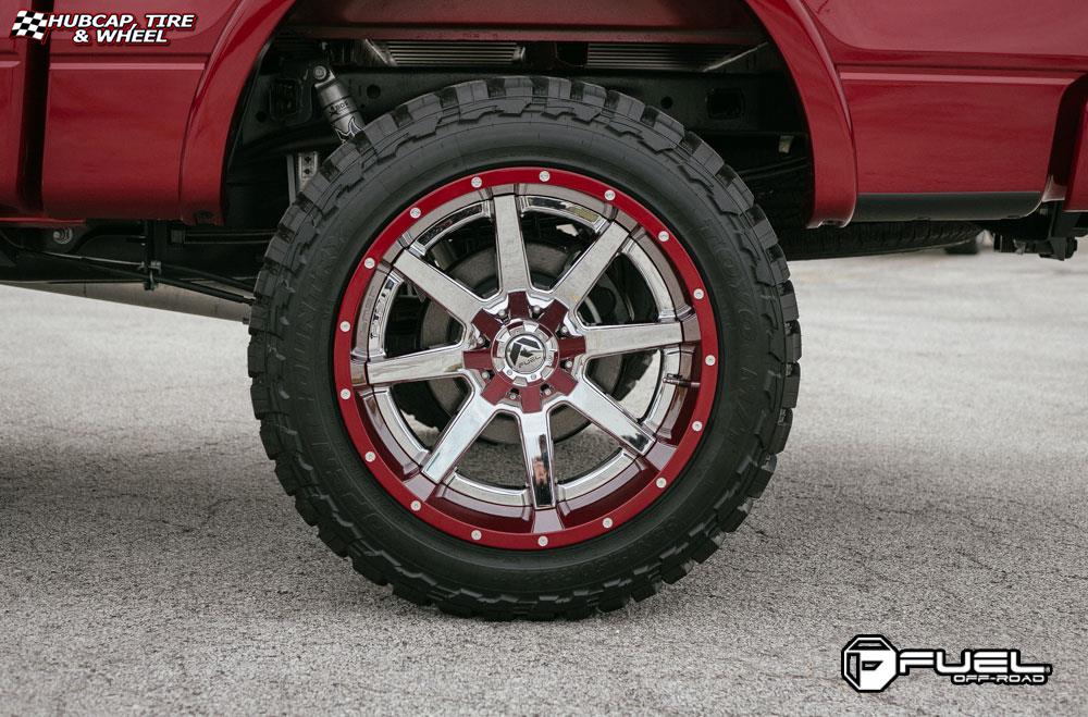 vehicle gallery/ford f 150 fuel maverick d260 0X0 Chrome with Gloss Black Lip wheels and rims